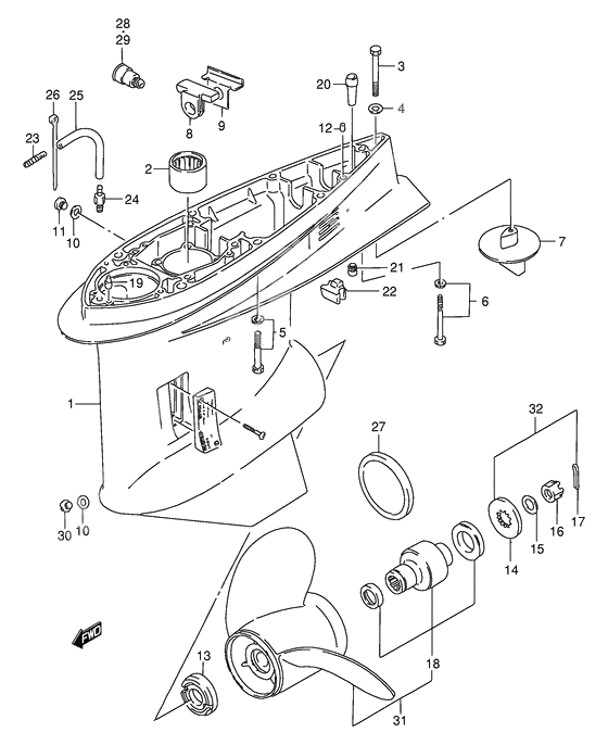 Gear case