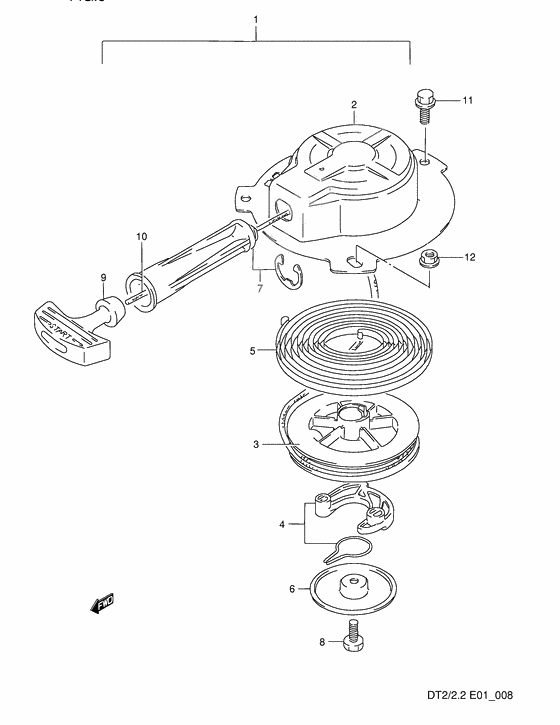 Starter assy recoil