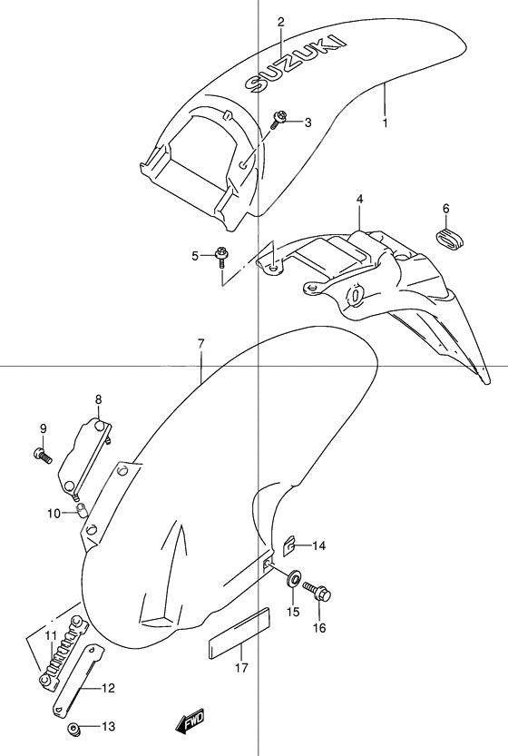 Rear fender              

                  Model y