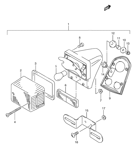 Rear combination lamp