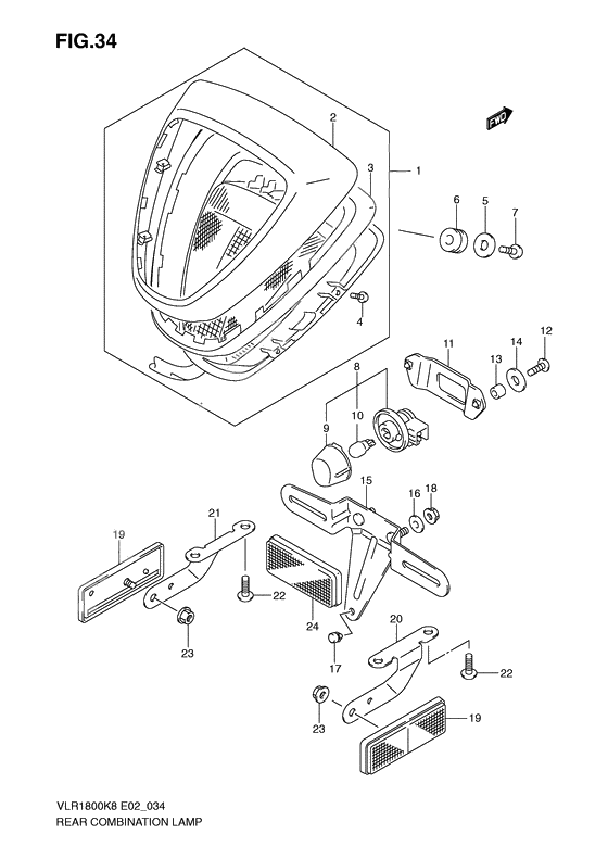 Rear combination lamp