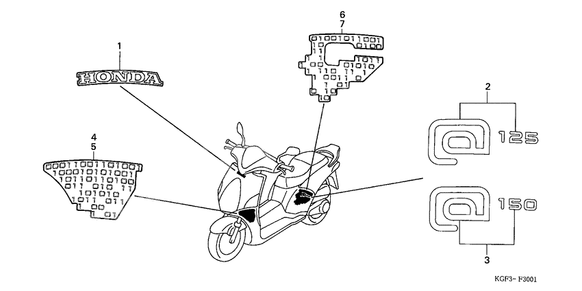 Mark/stripe              

                  5E/5ED/5F