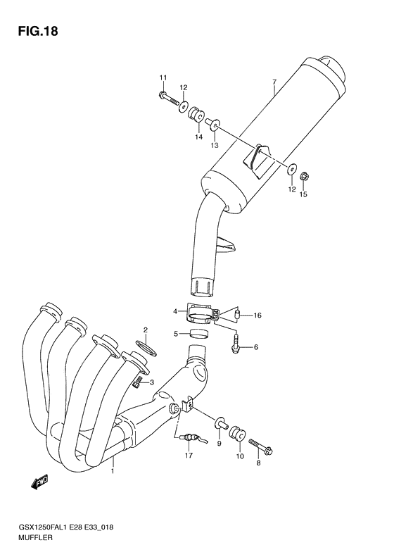 Muffler comp