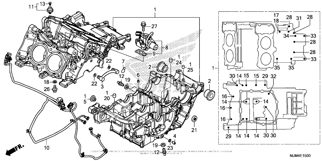 Картер двигателя