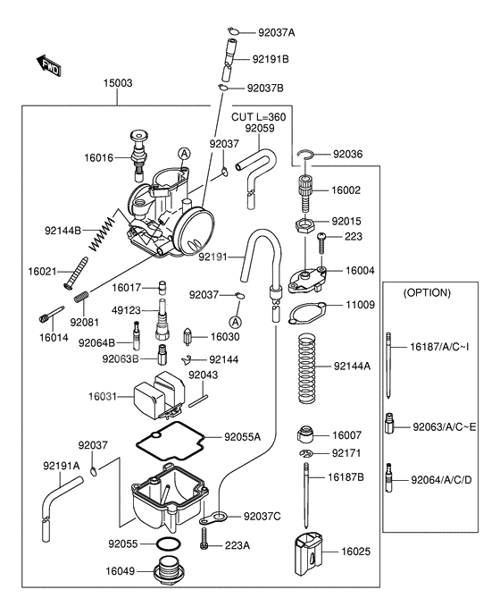 Carburetor assy