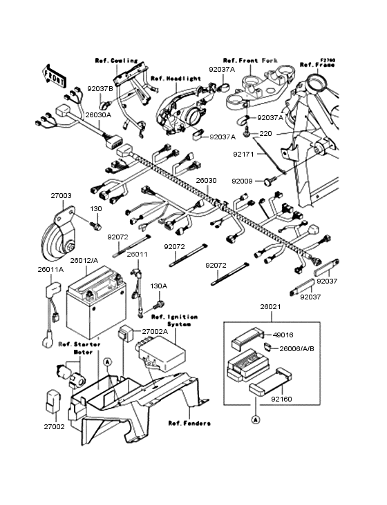 Chassis electrical equipment