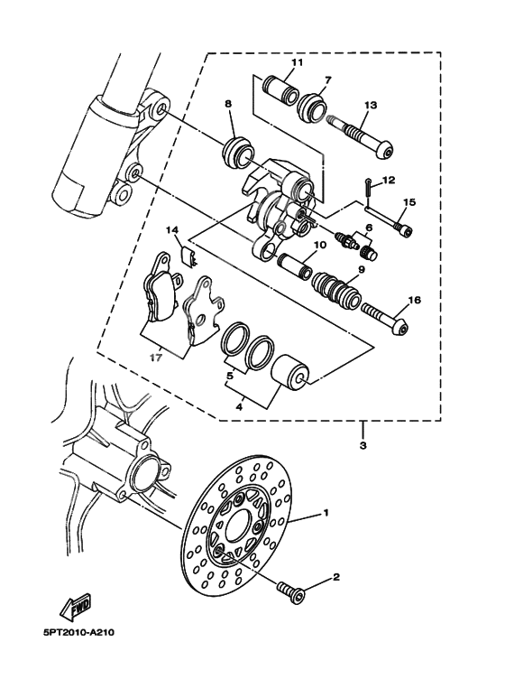 Front Brake Calliper