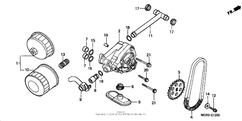 Oil filter + oil pump
