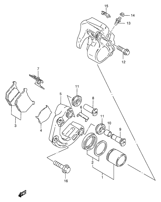 Front calipers