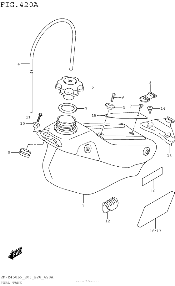 Fuel tank t o/i