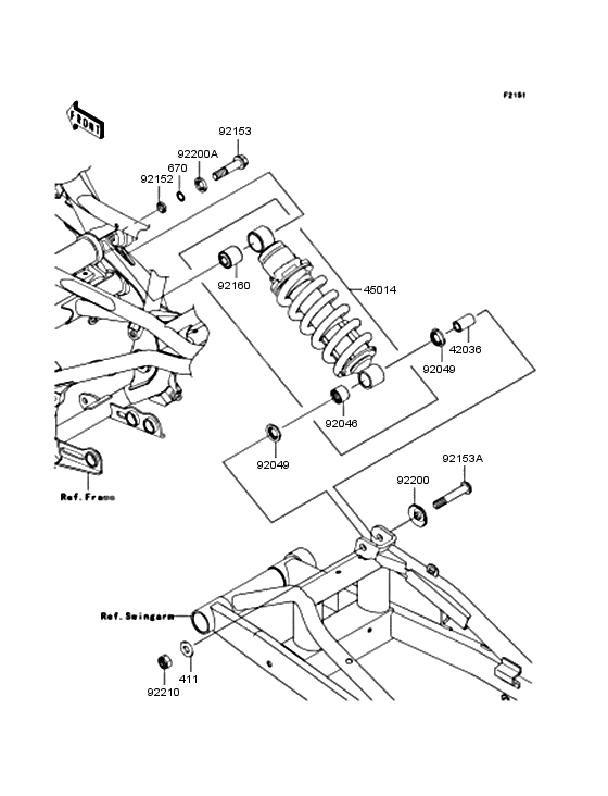 Suspension/shock absorber