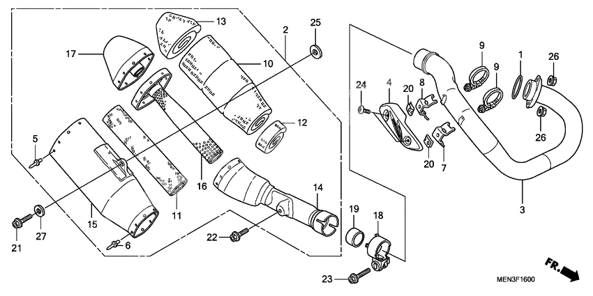 Exhaust muffler