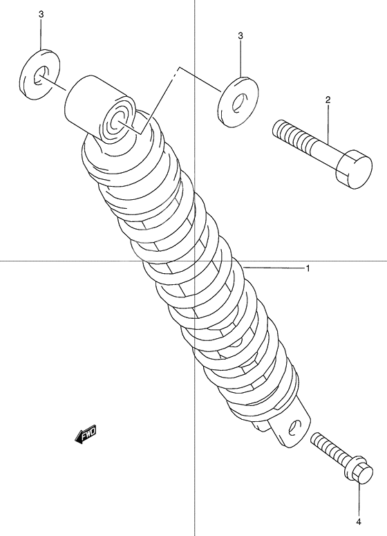 Rear shock absorber