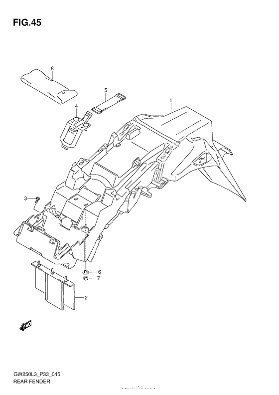 Заднее крыло
