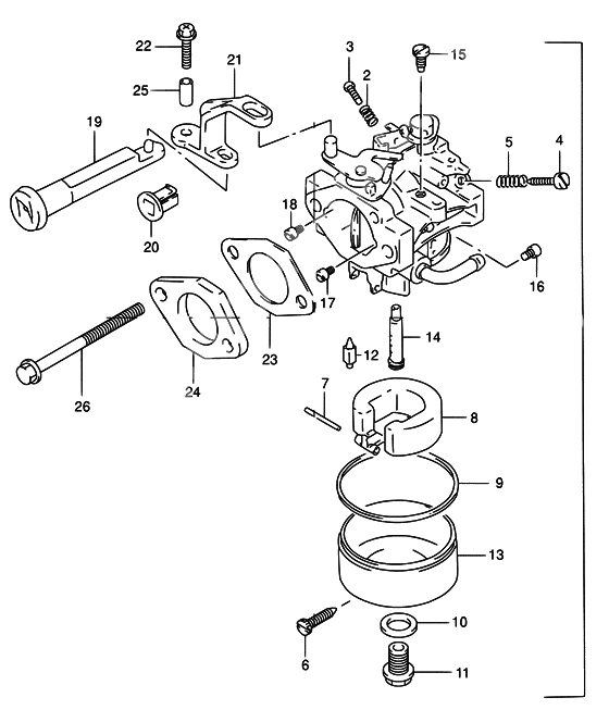 Carburetor assy
