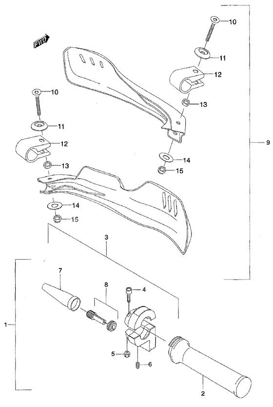 Right handle switch