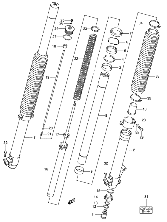 Front              

                  Dr-z400ey/ek1/ek2 p37