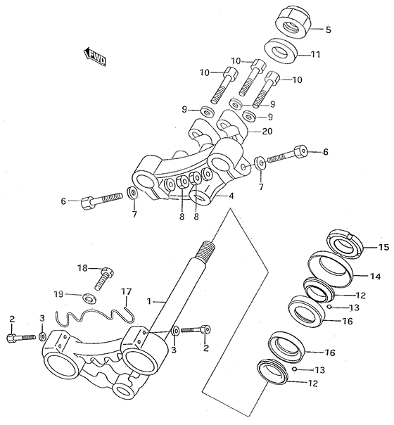 Steering stem