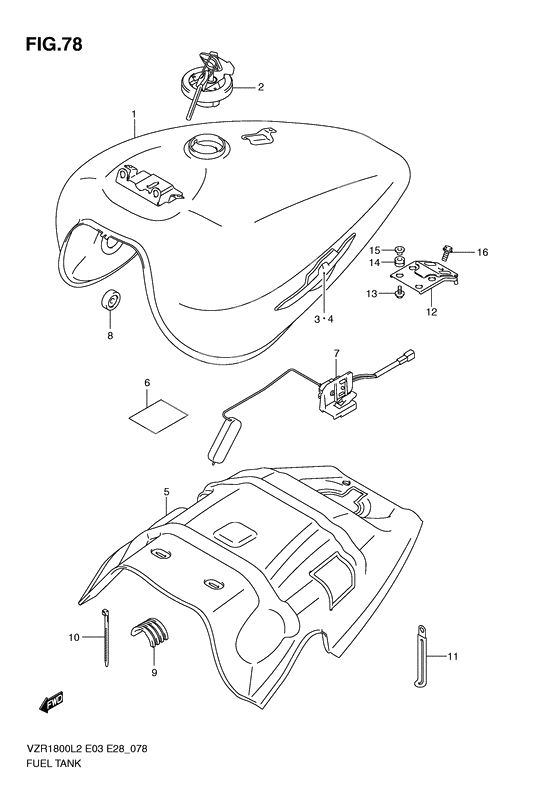 Tank fuel              

                  Vzr1800l2 e28