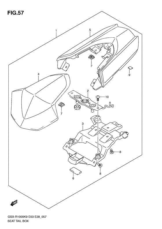 Seat tail box