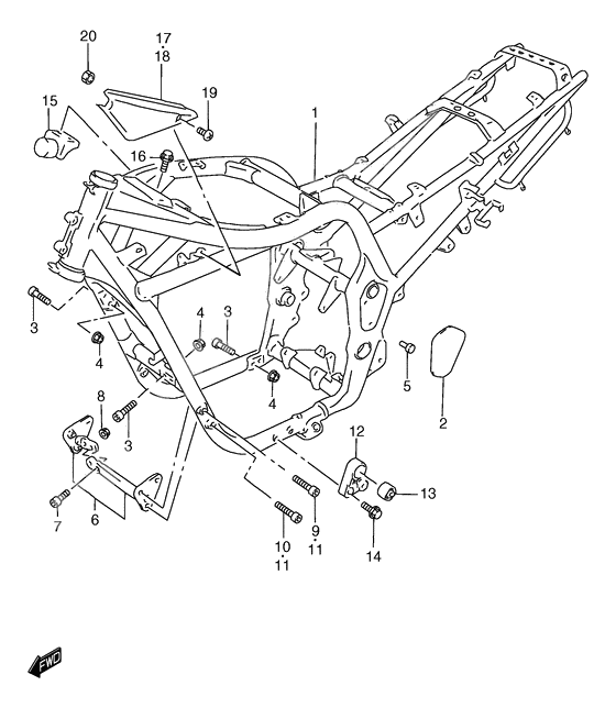 Frame comp              

                  Gsf1200t/st/v/sv