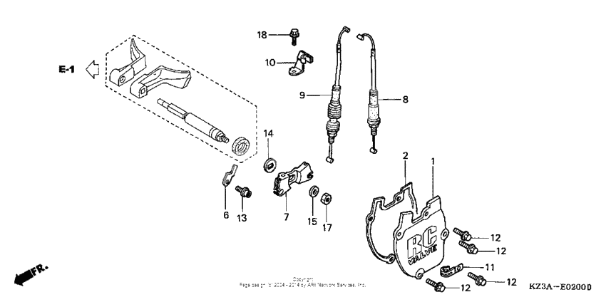 Exhaust valve ('02-'04)