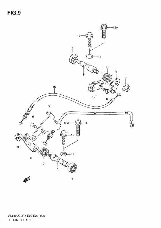 Decomp shaft