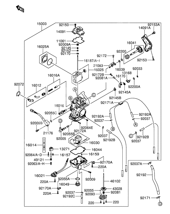 Carburetor assy