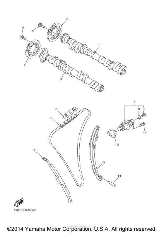 Camshaft chain