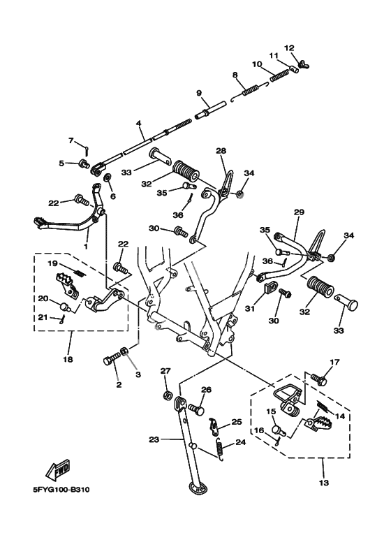 Подножки & Подставка