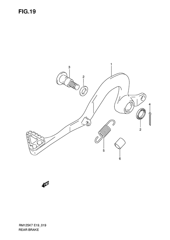 Front brake caliper