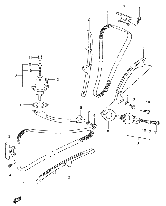 Cam chain              

                  Model k3/k4