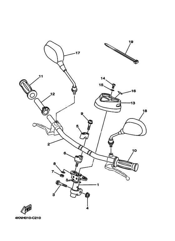 Steering handle