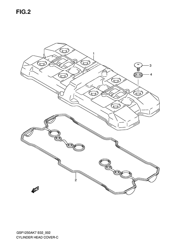 Cylinder head cover