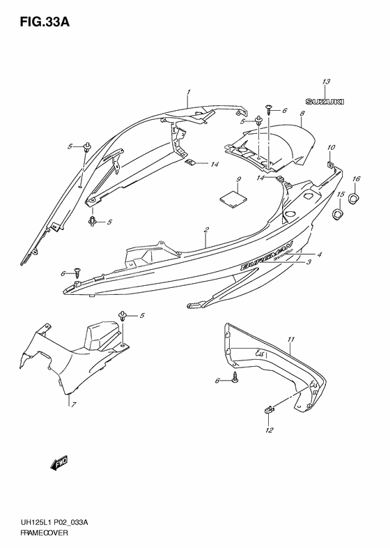 Frame cover              

                  Model executive p19