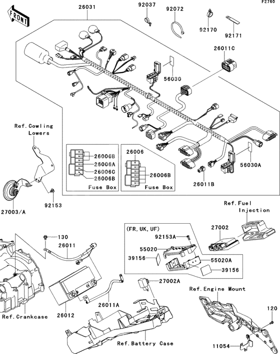 Chassis electrical equipment