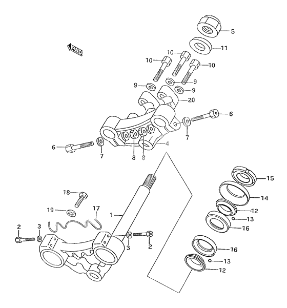 Steering stem