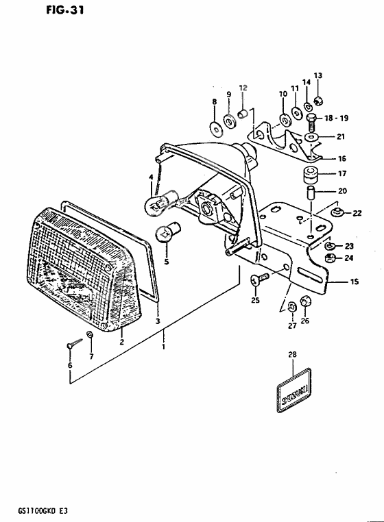 Rear combination lamp