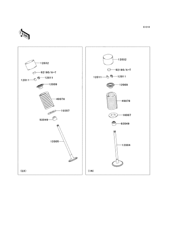 Rocker arms/valves