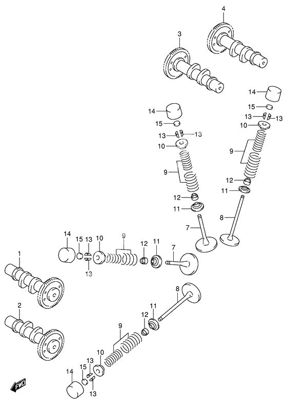 Cam shaft / valve