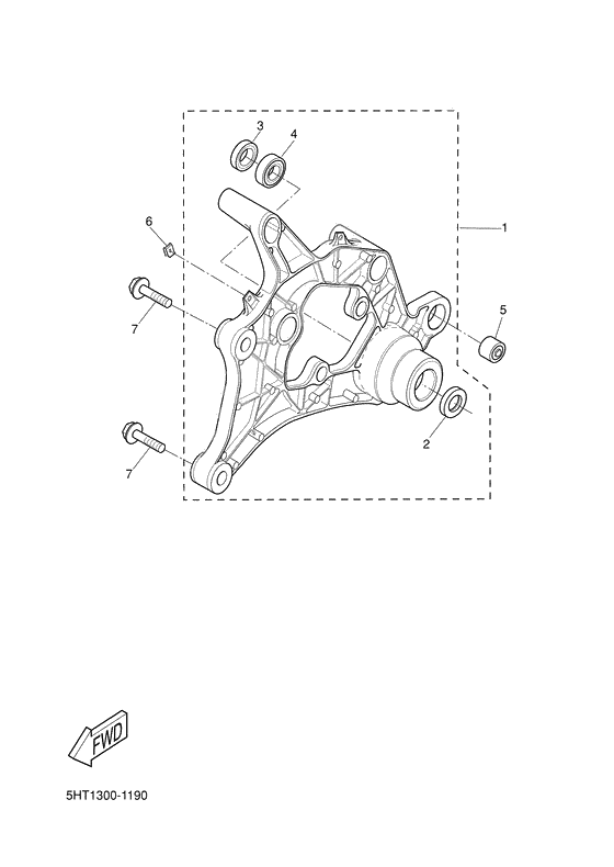 Rear arm. suspension