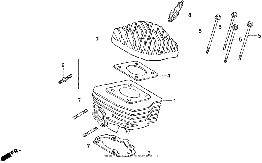 Cylinder + cylinder head