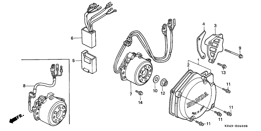 Left crankcase cover