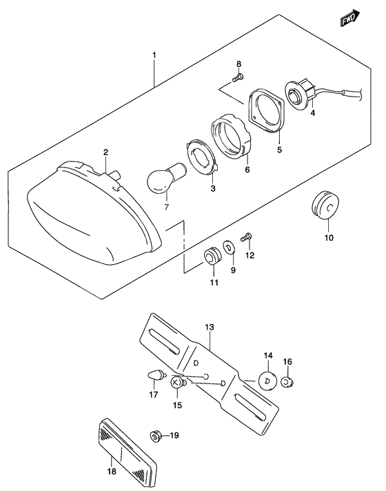 Rear combination lamp
