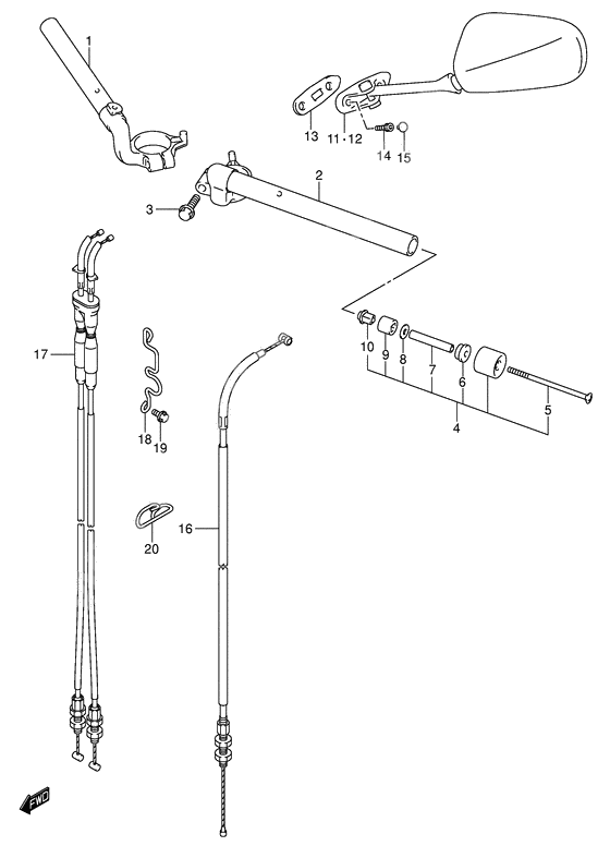 Handlebar              

                  With cowling