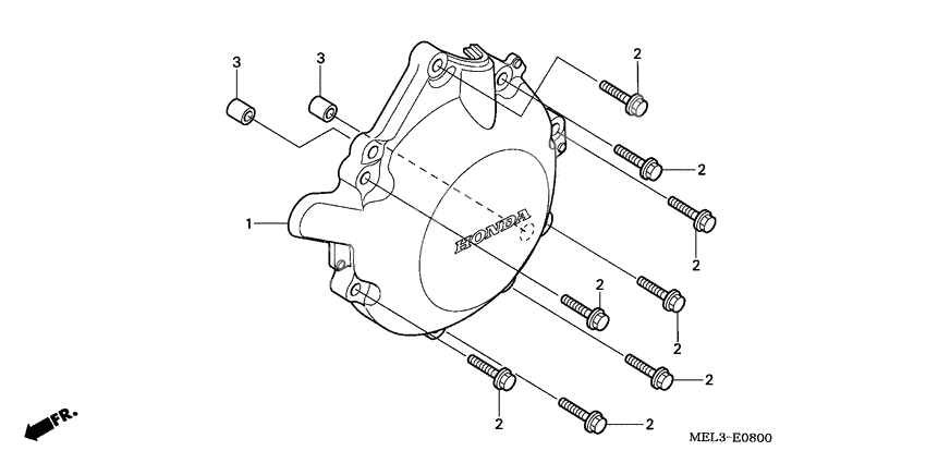 Left crankcase cover