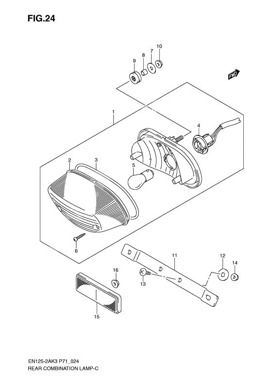 Rear combination lamp