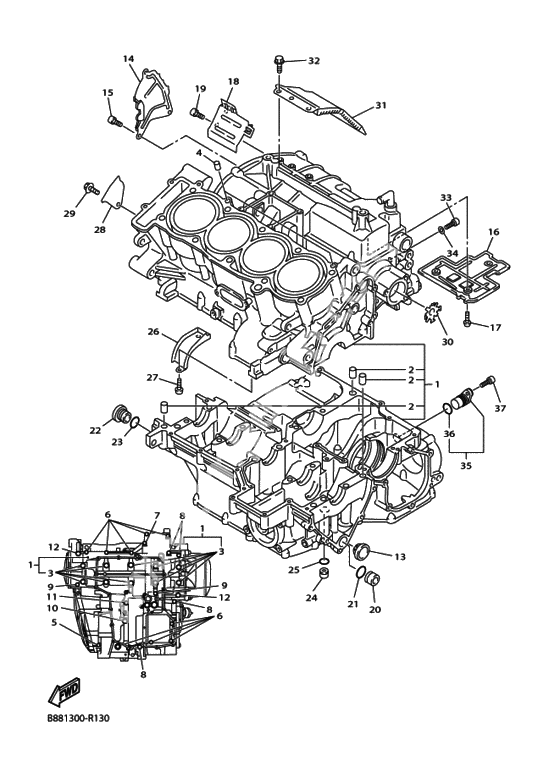 Картер двигателя