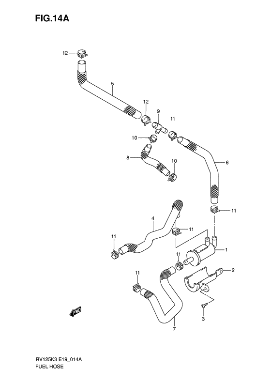 Fuel hose              

                  Model k7