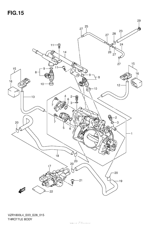 Throttle Body (Vzr1800L4 E33)